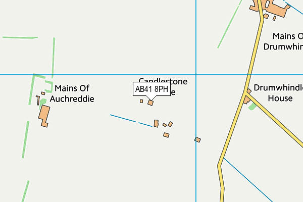 AB41 8PH map - OS VectorMap District (Ordnance Survey) AB41 8PH map - OS VectorMap District (Ordnance Survey)