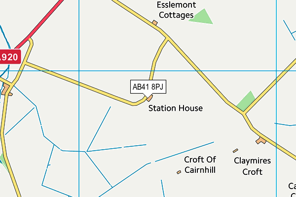 AB41 8PJ map - OS VectorMap District (Ordnance Survey) AB41 8PJ map - OS VectorMap District (Ordnance Survey)
