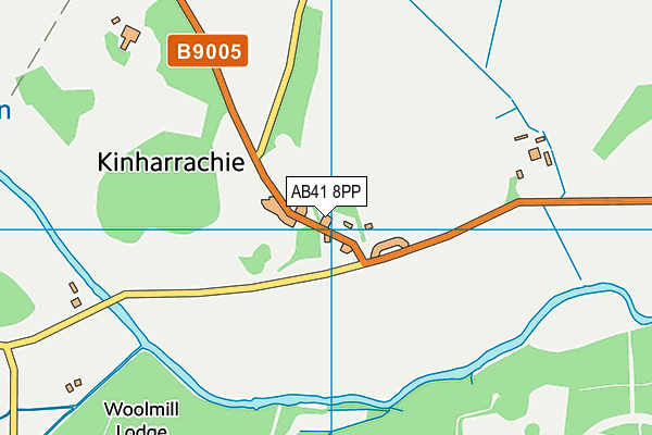 AB41 8PP map - OS VectorMap District (Ordnance Survey) AB41 8PP map - OS VectorMap District (Ordnance Survey)