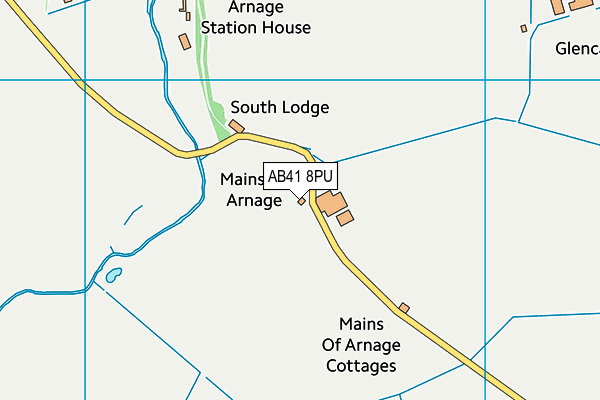 AB41 8PU map - OS VectorMap District (Ordnance Survey) AB41 8PU map - OS VectorMap District (Ordnance Survey)