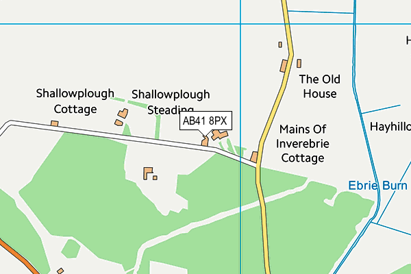 AB41 8PX map - OS VectorMap District (Ordnance Survey) AB41 8PX map - OS VectorMap District (Ordnance Survey)