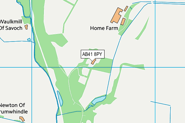 AB41 8PY map - OS VectorMap District (Ordnance Survey) AB41 8PY map - OS VectorMap District (Ordnance Survey)