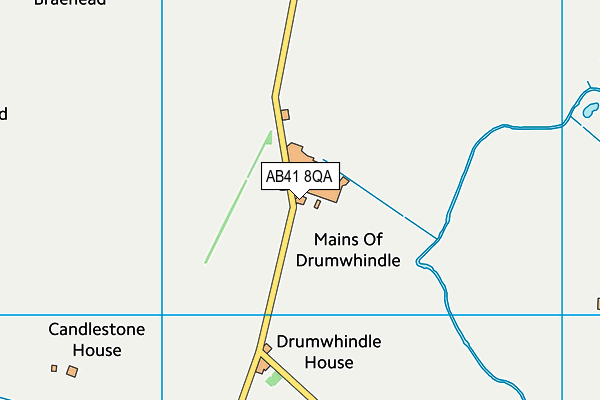 AB41 8QA map - OS VectorMap District (Ordnance Survey) AB41 8QA map - OS VectorMap District (Ordnance Survey)