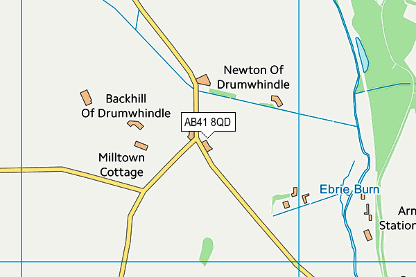 AB41 8QD map - OS VectorMap District (Ordnance Survey) AB41 8QD map - OS VectorMap District (Ordnance Survey)