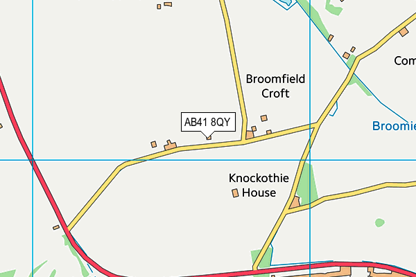 AB41 8QY map - OS VectorMap District (Ordnance Survey) AB41 8QY map - OS VectorMap District (Ordnance Survey)