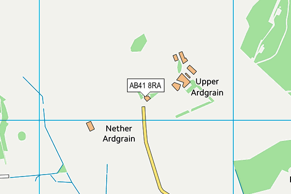 AB41 8RA map - OS VectorMap District (Ordnance Survey) AB41 8RA map - OS VectorMap District (Ordnance Survey)