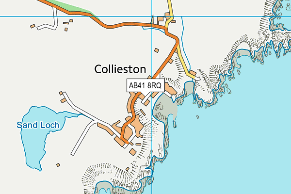 AB41 8RQ map - OS VectorMap District (Ordnance Survey) AB41 8RQ map - OS VectorMap District (Ordnance Survey)