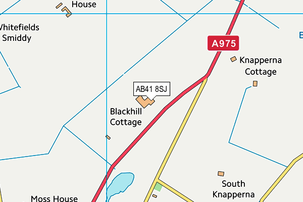 AB41 8SJ map - OS VectorMap District (Ordnance Survey) AB41 8SJ map - OS VectorMap District (Ordnance Survey)