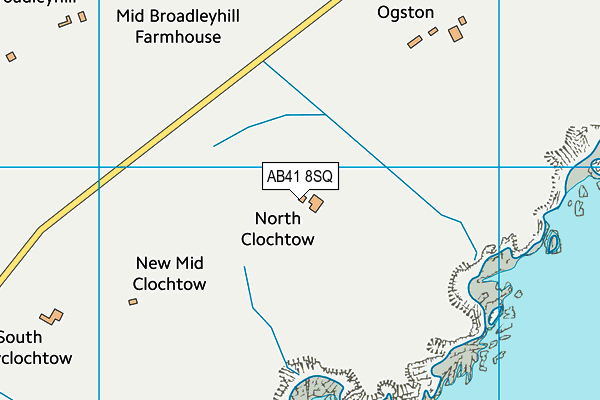 AB41 8SQ map - OS VectorMap District (Ordnance Survey) AB41 8SQ map - OS VectorMap District (Ordnance Survey)