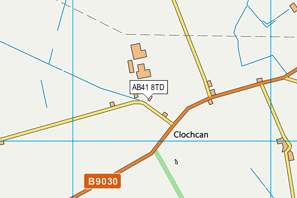 AB41 8TD map - OS VectorMap District (Ordnance Survey) AB41 8TD map - OS VectorMap District (Ordnance Survey)