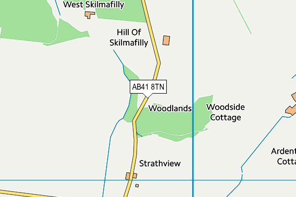 AB41 8TN map - OS VectorMap District (Ordnance Survey) AB41 8TN map - OS VectorMap District (Ordnance Survey)