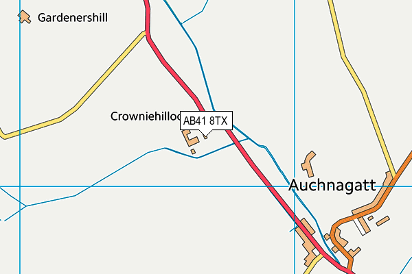 AB41 8TX map - OS VectorMap District (Ordnance Survey) AB41 8TX map - OS VectorMap District (Ordnance Survey)