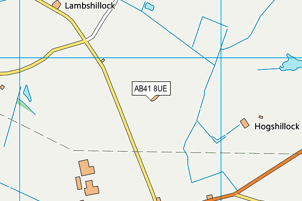 AB41 8UE map - OS VectorMap District (Ordnance Survey) AB41 8UE map - OS VectorMap District (Ordnance Survey)