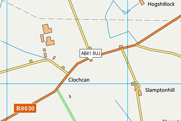AB41 8UJ map - OS VectorMap District (Ordnance Survey) AB41 8UJ map - OS VectorMap District (Ordnance Survey)