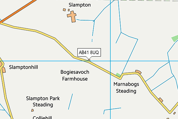 AB41 8UQ map - OS VectorMap District (Ordnance Survey) AB41 8UQ map - OS VectorMap District (Ordnance Survey)