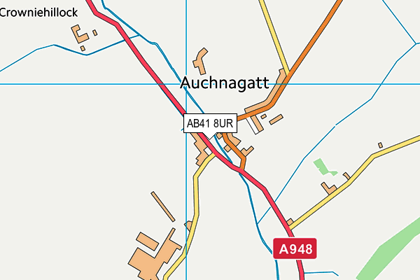 AB41 8UR map - OS VectorMap District (Ordnance Survey) AB41 8UR map - OS VectorMap District (Ordnance Survey)