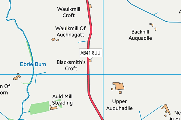 AB41 8UU map - OS VectorMap District (Ordnance Survey) AB41 8UU map - OS VectorMap District (Ordnance Survey)