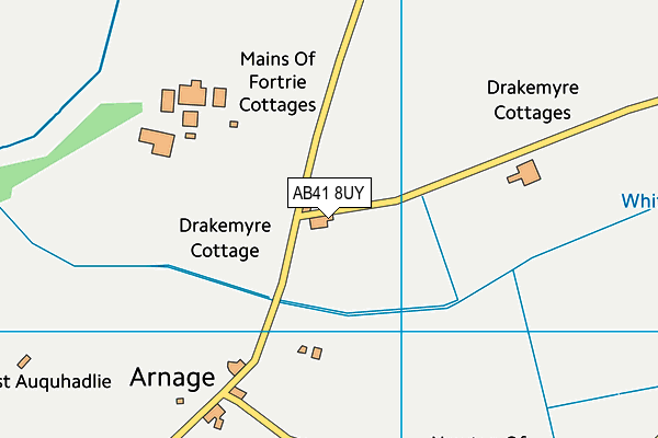 AB41 8UY map - OS VectorMap District (Ordnance Survey) AB41 8UY map - OS VectorMap District (Ordnance Survey)