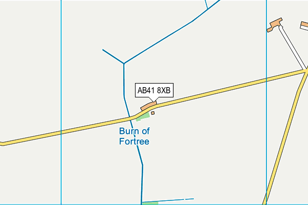 AB41 8XB map - OS VectorMap District (Ordnance Survey) AB41 8XB map - OS VectorMap District (Ordnance Survey)