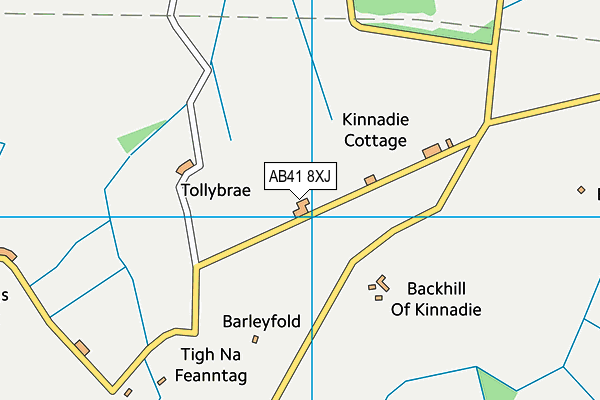 AB41 8XJ map - OS VectorMap District (Ordnance Survey) AB41 8XJ map - OS VectorMap District (Ordnance Survey)