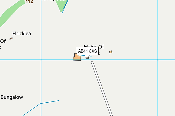 AB41 8XS map - OS VectorMap District (Ordnance Survey) AB41 8XS map - OS VectorMap District (Ordnance Survey)