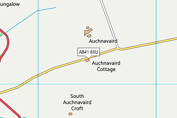 AB41 8XU map - OS VectorMap District (Ordnance Survey) AB41 8XU map - OS VectorMap District (Ordnance Survey)