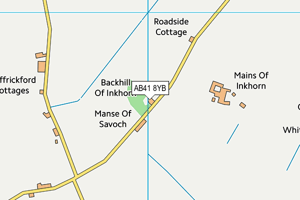 AB41 8YB map - OS VectorMap District (Ordnance Survey) AB41 8YB map - OS VectorMap District (Ordnance Survey)