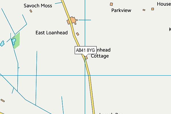 AB41 8YG map - OS VectorMap District (Ordnance Survey) AB41 8YG map - OS VectorMap District (Ordnance Survey)