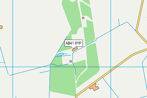 AB41 8YP map - OS VectorMap District (Ordnance Survey) AB41 8YP map - OS VectorMap District (Ordnance Survey)