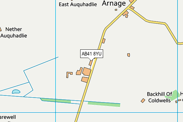 AB41 8YU map - OS VectorMap District (Ordnance Survey) AB41 8YU map - OS VectorMap District (Ordnance Survey)
