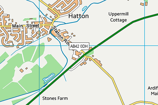 AB42 0DH map - OS VectorMap District (Ordnance Survey) AB42 0DH map - OS VectorMap District (Ordnance Survey)
