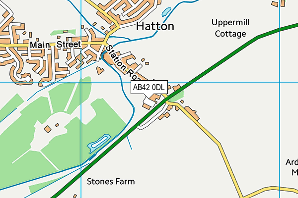 AB42 0DL map - OS VectorMap District (Ordnance Survey) AB42 0DL map - OS VectorMap District (Ordnance Survey)