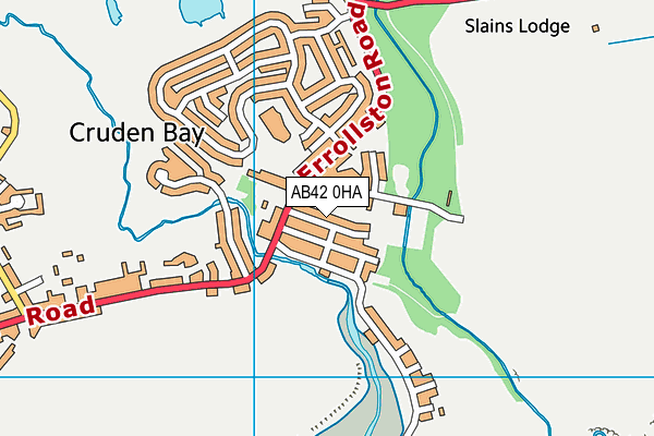 AB42 0HA map - OS VectorMap District (Ordnance Survey) AB42 0HA map - OS VectorMap District (Ordnance Survey)