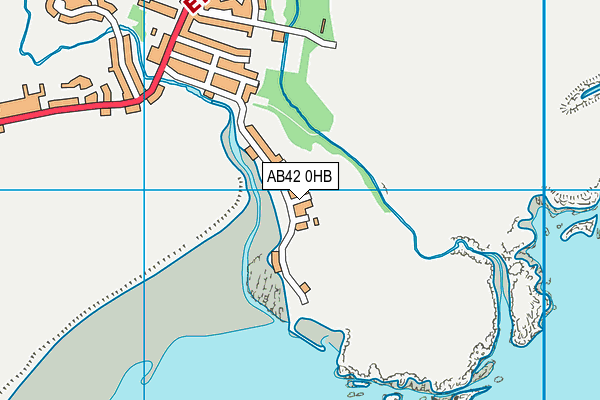 AB42 0HB map - OS VectorMap District (Ordnance Survey) AB42 0HB map - OS VectorMap District (Ordnance Survey)