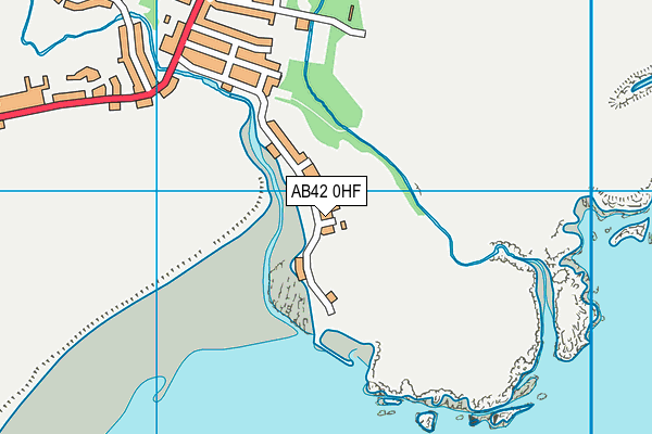 AB42 0HF map - OS VectorMap District (Ordnance Survey) AB42 0HF map - OS VectorMap District (Ordnance Survey)