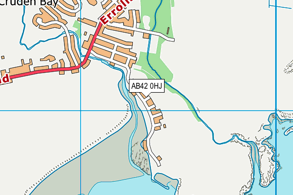 AB42 0HJ map - OS VectorMap District (Ordnance Survey) AB42 0HJ map - OS VectorMap District (Ordnance Survey)