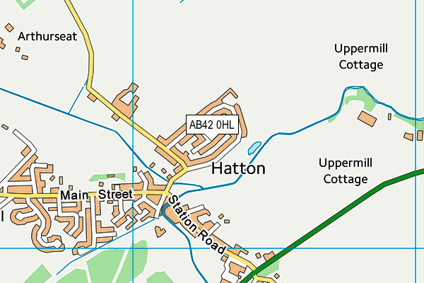 AB42 0HL map - OS VectorMap District (Ordnance Survey) AB42 0HL map - OS VectorMap District (Ordnance Survey)
