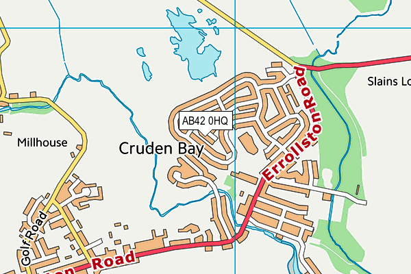 AB42 0HQ map - OS VectorMap District (Ordnance Survey) AB42 0HQ map - OS VectorMap District (Ordnance Survey)