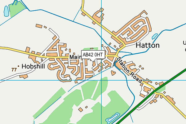 AB42 0HT map - OS VectorMap District (Ordnance Survey) AB42 0HT map - OS VectorMap District (Ordnance Survey)