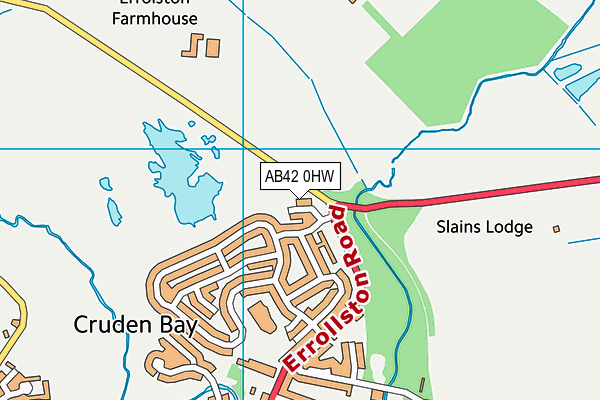AB42 0HW map - OS VectorMap District (Ordnance Survey) AB42 0HW map - OS VectorMap District (Ordnance Survey)