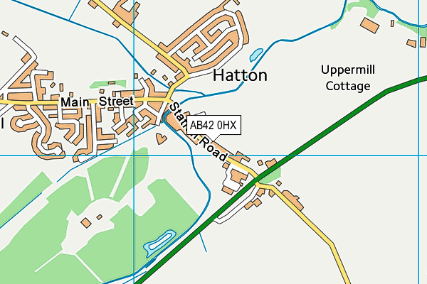 AB42 0HX map - OS VectorMap District (Ordnance Survey) AB42 0HX map - OS VectorMap District (Ordnance Survey)