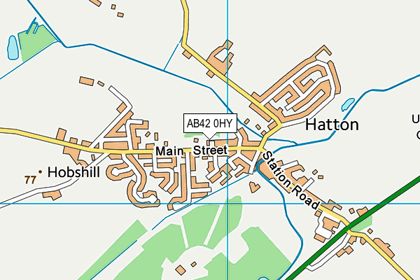 AB42 0HY map - OS VectorMap District (Ordnance Survey) AB42 0HY map - OS VectorMap District (Ordnance Survey)