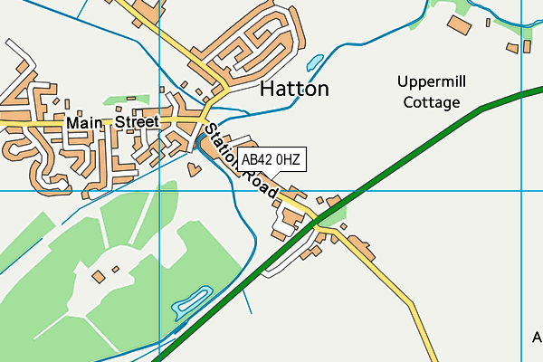 AB42 0HZ map - OS VectorMap District (Ordnance Survey) AB42 0HZ map - OS VectorMap District (Ordnance Survey)