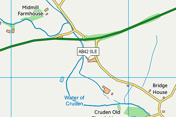 AB42 0LE map - OS VectorMap District (Ordnance Survey) AB42 0LE map - OS VectorMap District (Ordnance Survey)