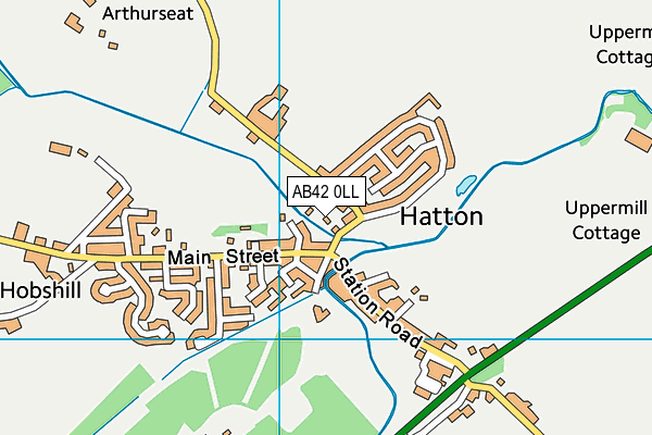 AB42 0LL map - OS VectorMap District (Ordnance Survey) AB42 0LL map - OS VectorMap District (Ordnance Survey)