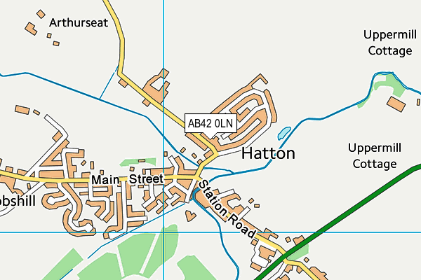 AB42 0LN map - OS VectorMap District (Ordnance Survey) AB42 0LN map - OS VectorMap District (Ordnance Survey)
