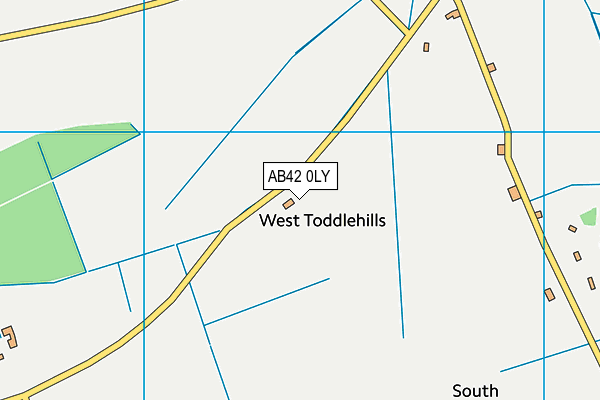 AB42 0LY map - OS VectorMap District (Ordnance Survey) AB42 0LY map - OS VectorMap District (Ordnance Survey)