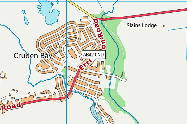 AB42 0ND map - OS VectorMap District (Ordnance Survey) AB42 0ND map - OS VectorMap District (Ordnance Survey)