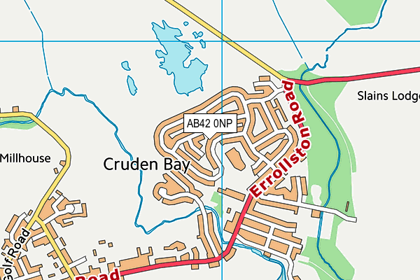 AB42 0NP map - OS VectorMap District (Ordnance Survey) AB42 0NP map - OS VectorMap District (Ordnance Survey)
