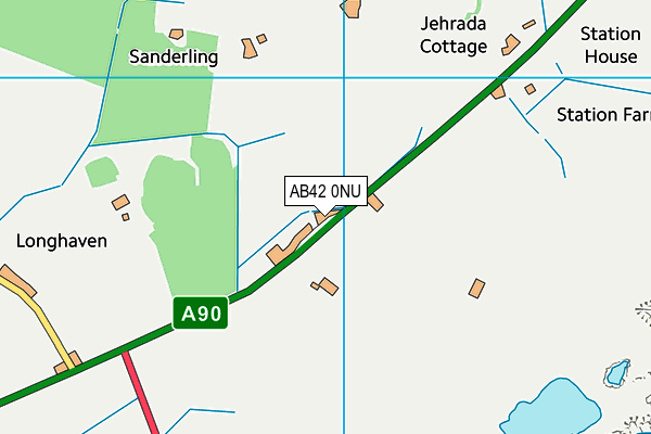 AB42 0NU map - OS VectorMap District (Ordnance Survey) AB42 0NU map - OS VectorMap District (Ordnance Survey)
